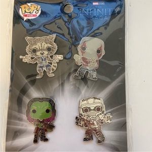 Funko pop guardians of the‎ galaxy pin set